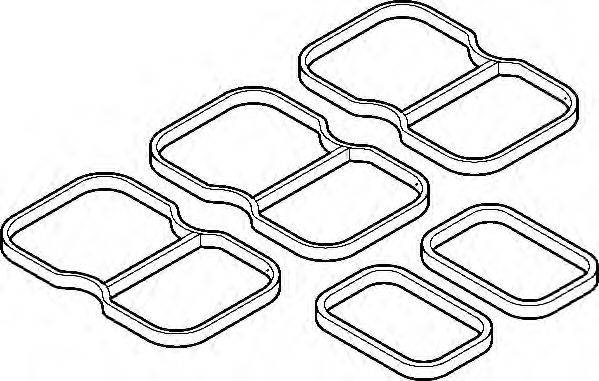 Комплект прокладок, впускной коллектор ELRING 137.080