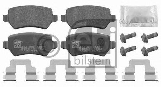 Комплект тормозных колодок, дисковый тормоз FEBI BILSTEIN 16512