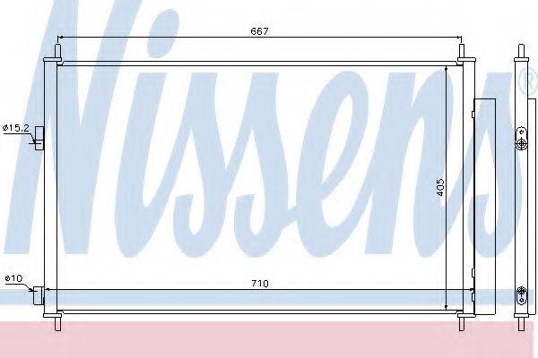 Конденсатор, кондиционер NISSENS 940021