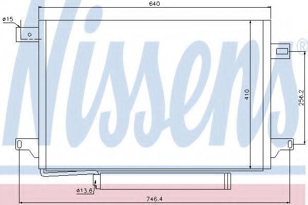 Конденсатор, кондиционер NISSENS 940054