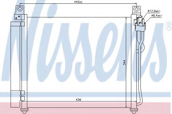 Конденсатор, кондиционер NISSENS 940172