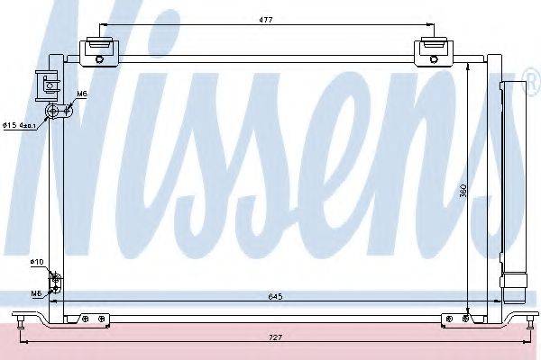 Конденсатор, кондиционер NISSENS 940283