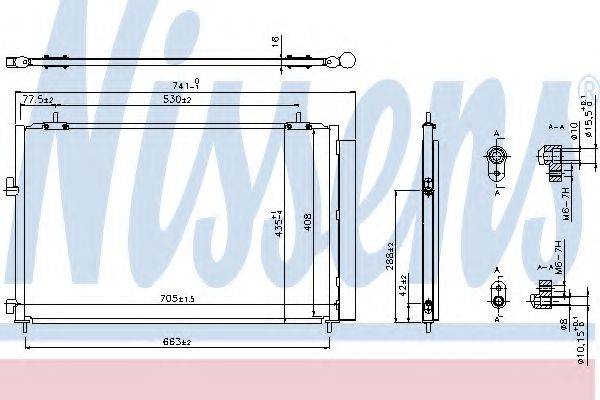 Конденсатор, кондиционер NISSENS 940349