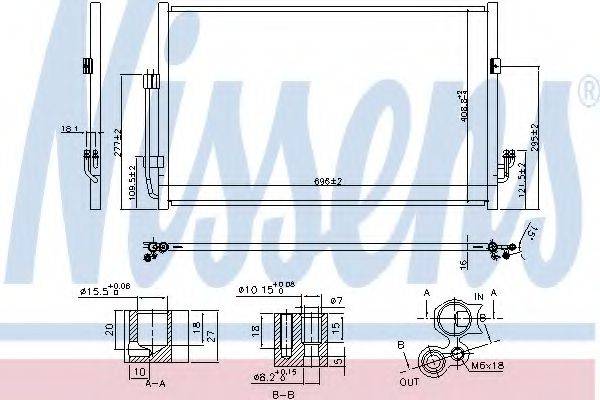 Конденсатор, кондиционер NISSENS 940556