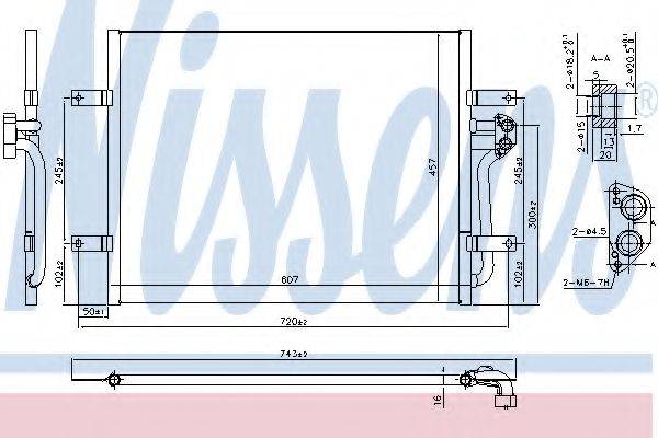 Конденсатор, кондиционер NISSENS 940585