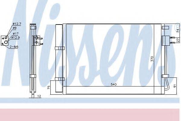 Конденсатор, кондиционер NISSENS 940636