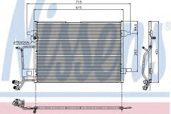 Конденсатор, кондиционер NISSENS 94207