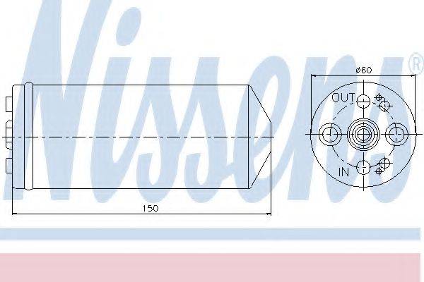 Осушитель, кондиционер NISSENS 95056