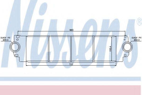 Интеркулер NISSENS 96683