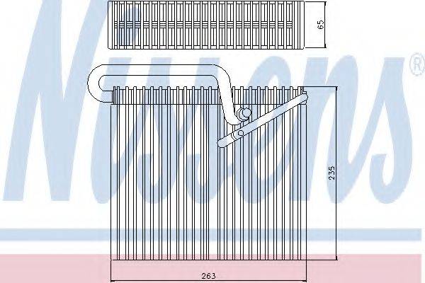 Испаритель, кондиционер NISSENS 92190