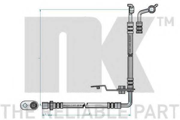 NK 853275 Тормозной шланг