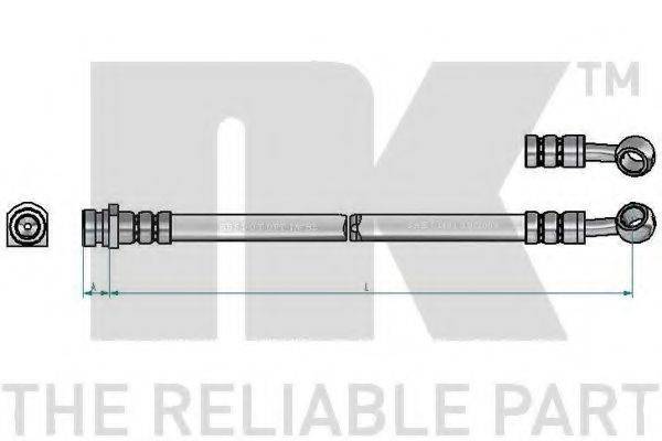Тормозной шланг NK 853494
