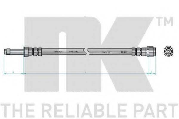 Тормозной шланг NK 8547131