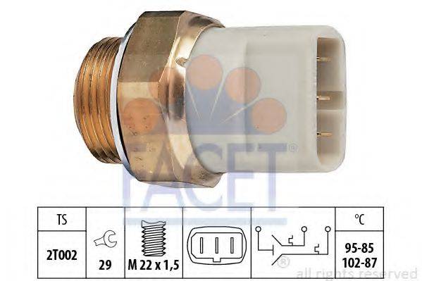 Термовыключатель, вентилятор радиатора FACET 7.5605