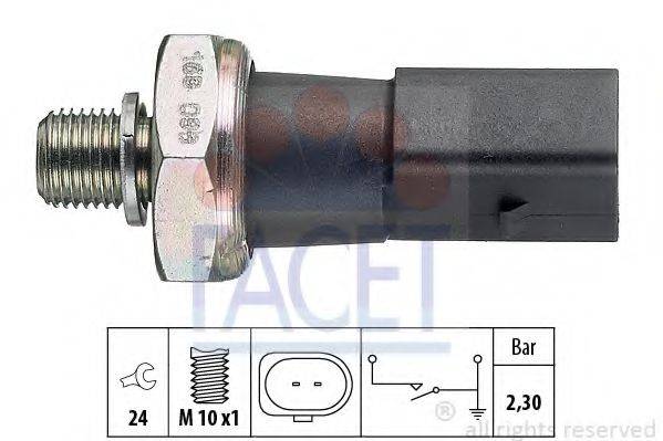 Датчик давления масла FACET 7.0190