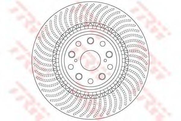 Тормозной диск TRW DF6488S