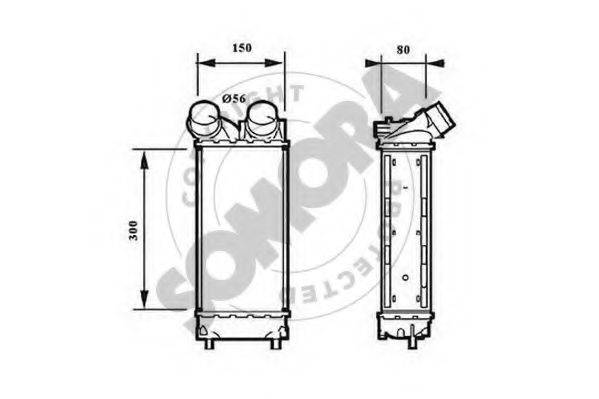 SOMORA 051445D Интеркулер