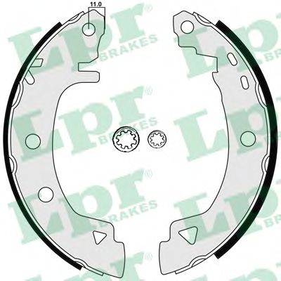 Комплект тормозных колодок LPR 04920
