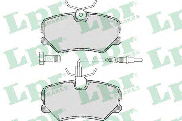 Комплект тормозных колодок, дисковый тормоз LPR 05P293
