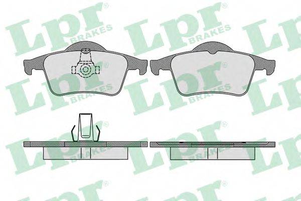 Комплект тормозных колодок, дисковый тормоз LPR 05P705