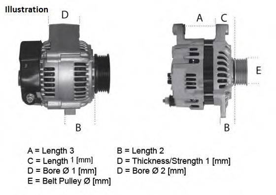 LUCAS ELECTRICAL LRA02972 Генератор