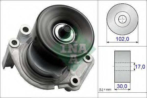 Натяжная планка, поликлиновой ремень INA 534 0350 10