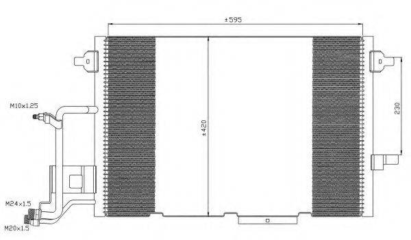 Конденсатор, кондиционер NRF 35317