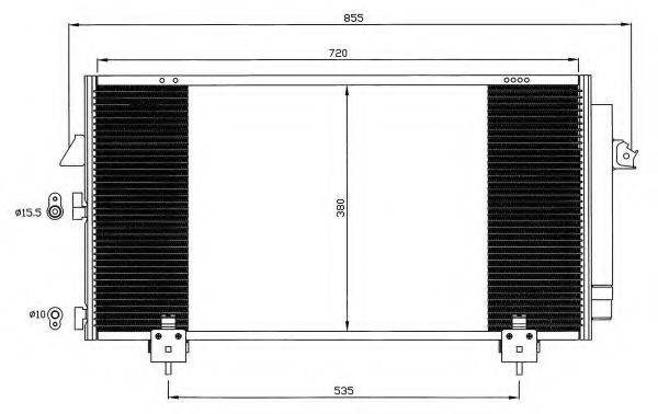 Конденсатор, кондиционер NRF 35381