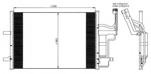 Конденсатор, кондиционер NRF 35508