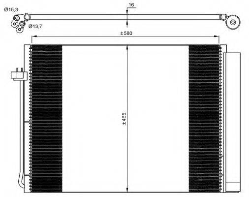 Конденсатор, кондиционер NRF 35906