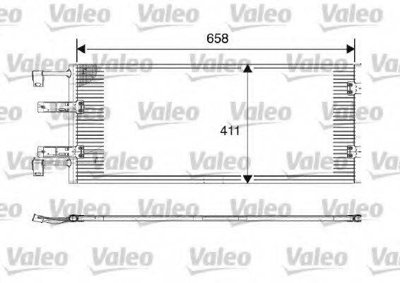 Конденсатор, кондиционер VALEO 817645