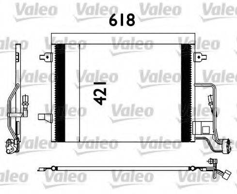 Конденсатор, кондиционер VALEO 817679