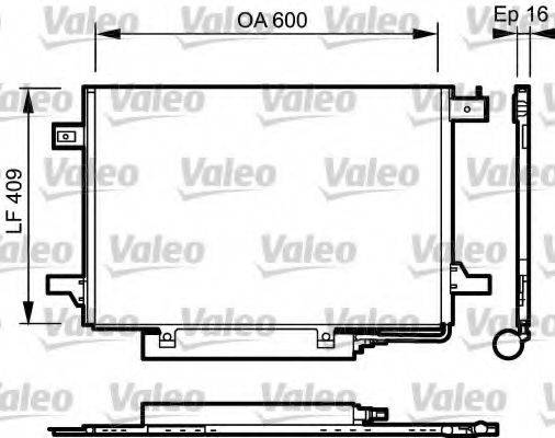 VALEO 818199 Конденсатор, кондиционер