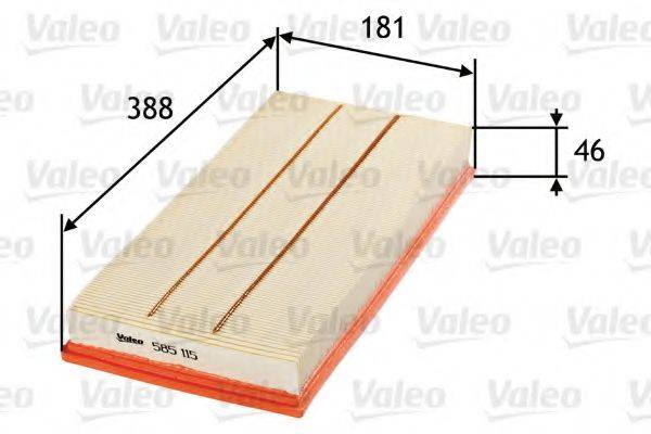 VALEO 585115 Воздушный фильтр