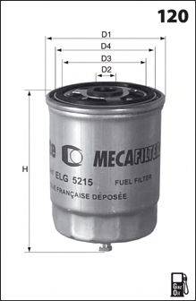 Топливный фильтр MECAFILTER ELG5307