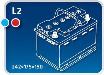 IPSA TME55 Стартерная аккумуляторная батарея