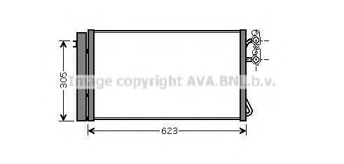 Конденсатор, кондиционер AVA QUALITY COOLING BWA5296D