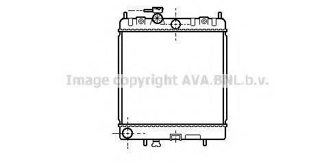 Радиатор, охлаждение двигателя AVA QUALITY COOLING DN2128