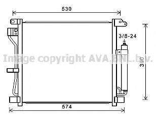 Конденсатор, кондиционер AVA QUALITY COOLING DN5403D