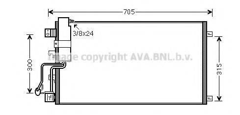 Конденсатор, кондиционер AVA QUALITY COOLING DNA5283D