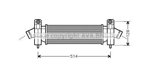 Интеркулер AVA QUALITY COOLING FDA4341