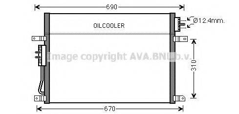 Конденсатор, кондиционер AVA QUALITY COOLING JEA5050