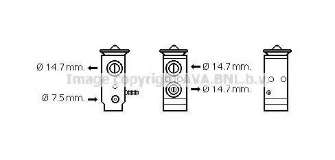 AVA QUALITY COOLING KA1187 Расширительный клапан, кондиционер