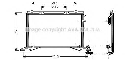 Конденсатор, кондиционер AVA QUALITY COOLING MS5222