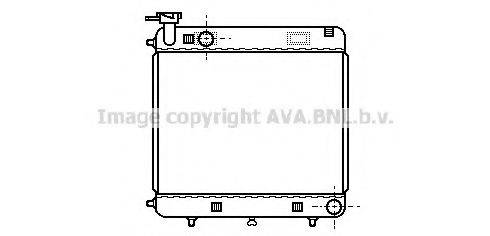 Радиатор, охлаждение двигателя AVA QUALITY COOLING MSA2085