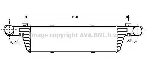 Интеркулер AVA QUALITY COOLING MSA4296