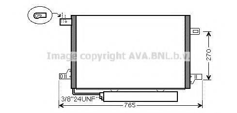 AVA QUALITY COOLING MSA5382D Конденсатор, кондиционер