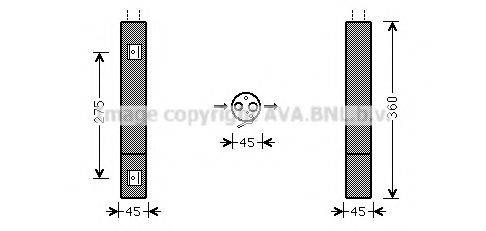 AVA QUALITY COOLING MSD471 Осушитель, кондиционер
