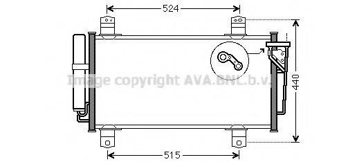 AVA QUALITY COOLING MZ5231D Конденсатор, кондиционер