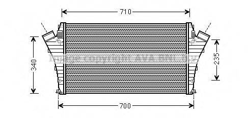 Интеркулер AVA QUALITY COOLING OLA4492